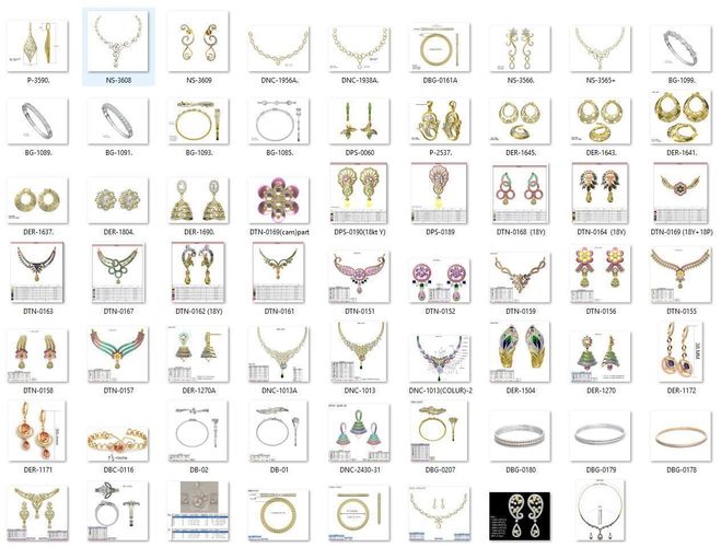BULK-JewelCAD-MIX 62 Files 3D print model