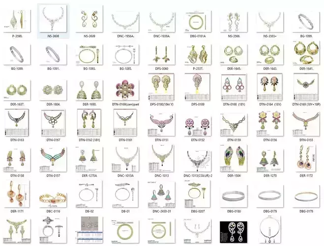 BULK-JewelCAD-MIX 62 Files 3D print model