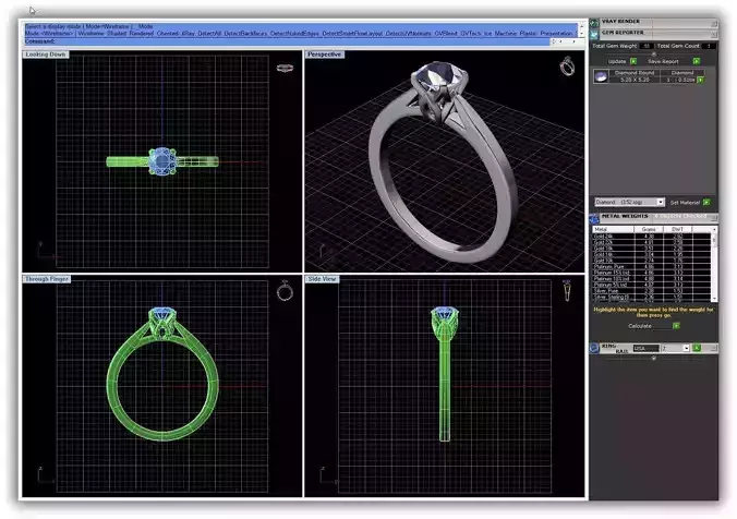 Princess Cut Diamond Engagement Ring  1