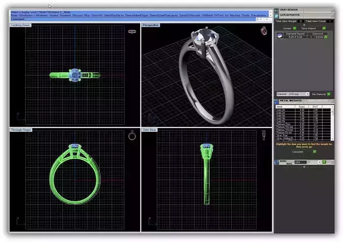 Simple Engagement Ring With Diamond 1