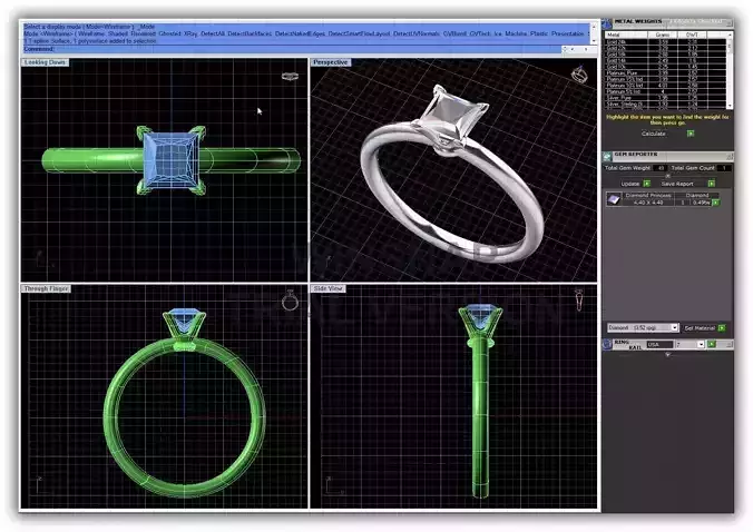 Princess Cut Diamond Engagement Ring  4