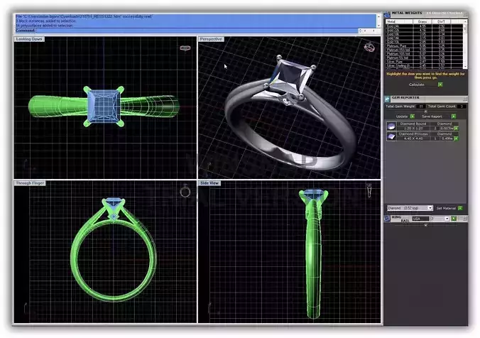 Princess Cut Diamond Engagement Ring  5