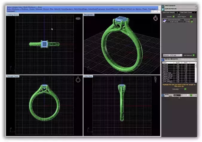 Princess Cut Diamond Engagement Ring  6