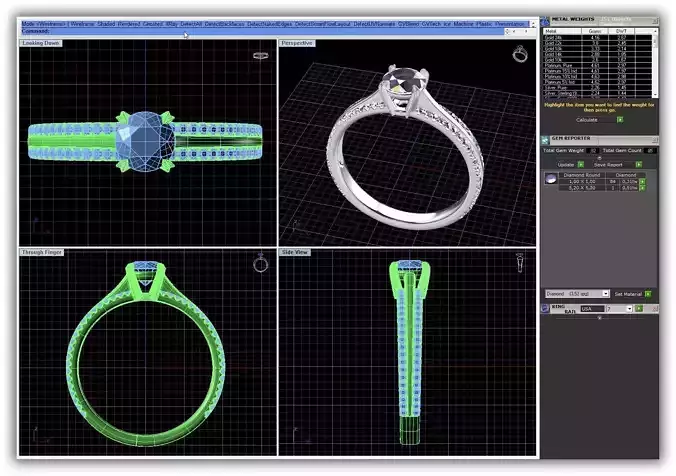 Side Stone Ring With Diamonds 11