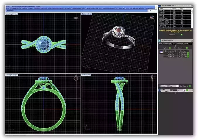 Twisted Round Halo Ring With Diamonds