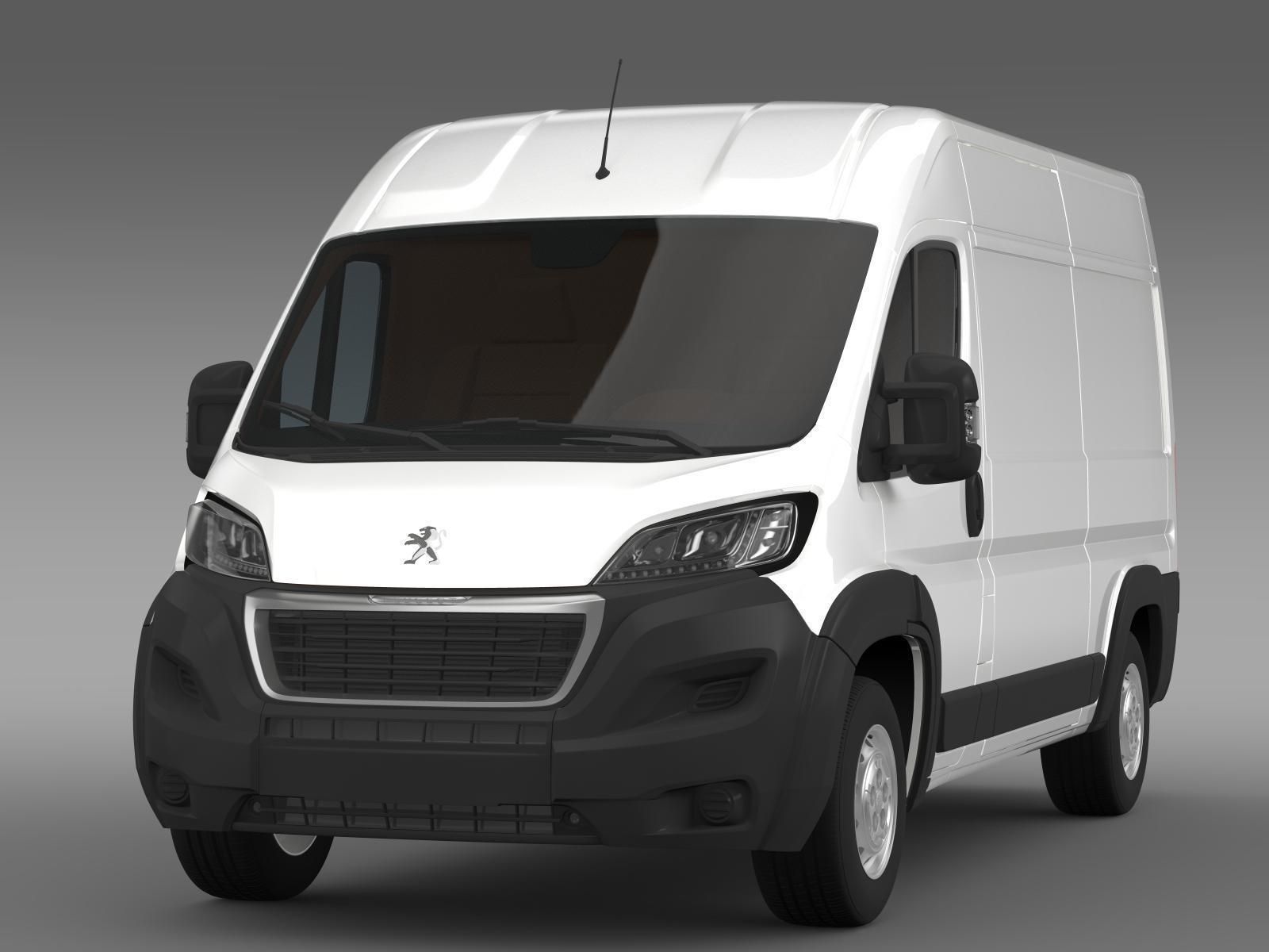 Peugeot Manager Furgon L2H2 2017 3D model_4
