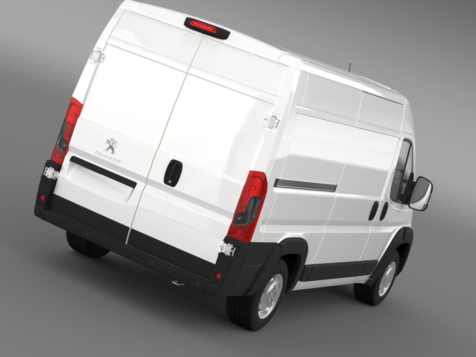 Peugeot Manager Furgon L2H2 2017 3D model_3