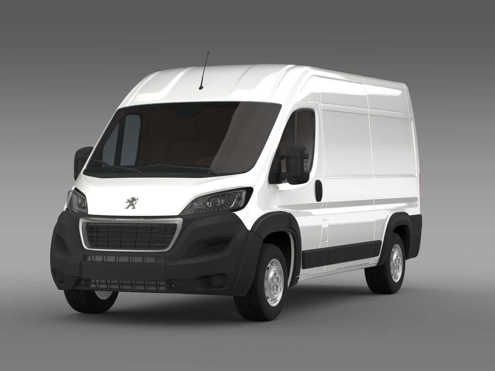 Peugeot Manager Furgon L2H2 2017 3D model_2