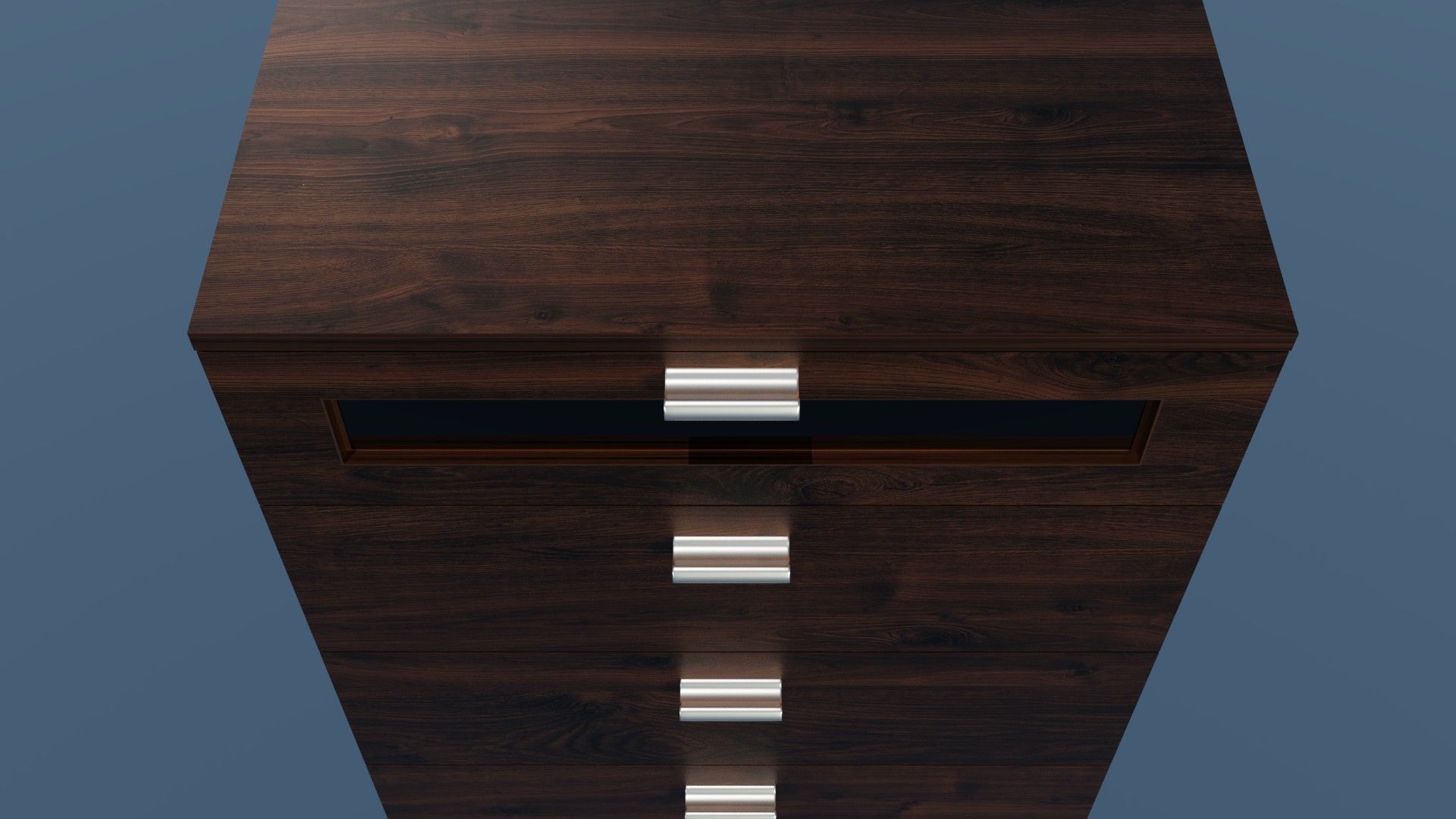 shelf wood 3D model_5