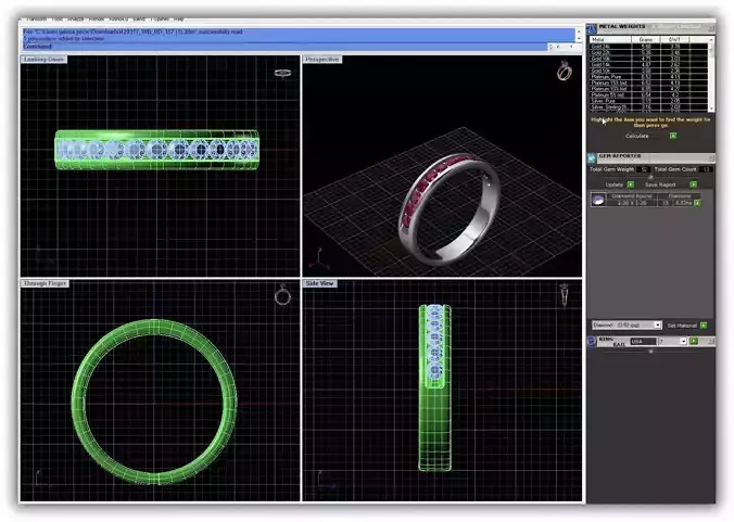 Silver Ring With Ruby 3