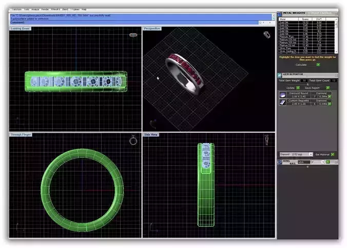 Silver Ring With Ruby 4