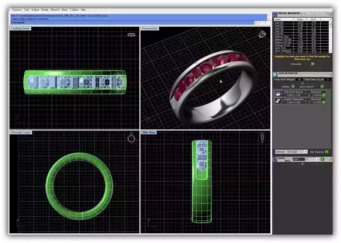 Silver Ring With Ruby 5