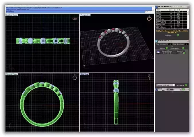 Silver Ring With Ruby 7