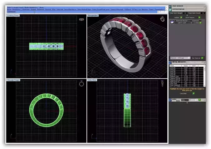 Silver Ring With Ruby 15