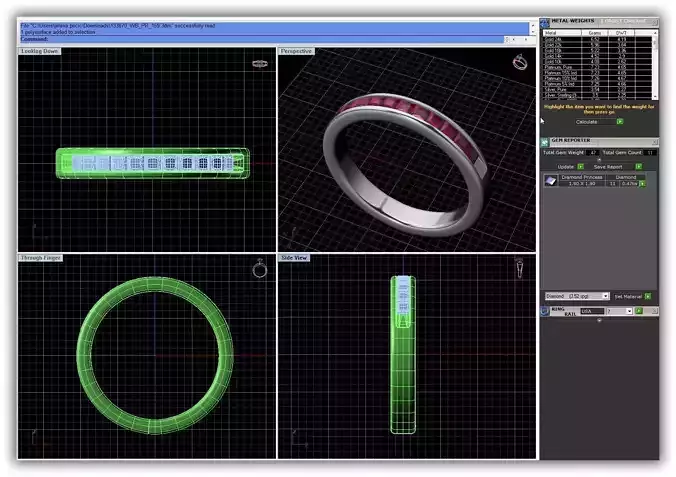 Silver Ring With Ruby 18