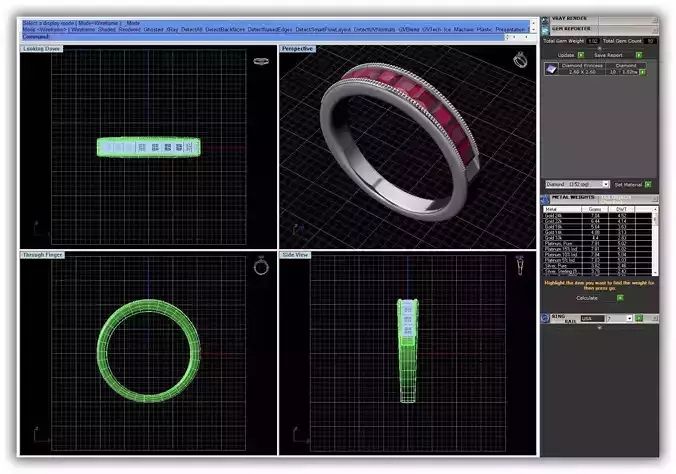 Simple Silver Ring With Ruby 4