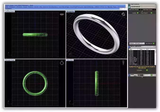 Silver Wedding Ring 1