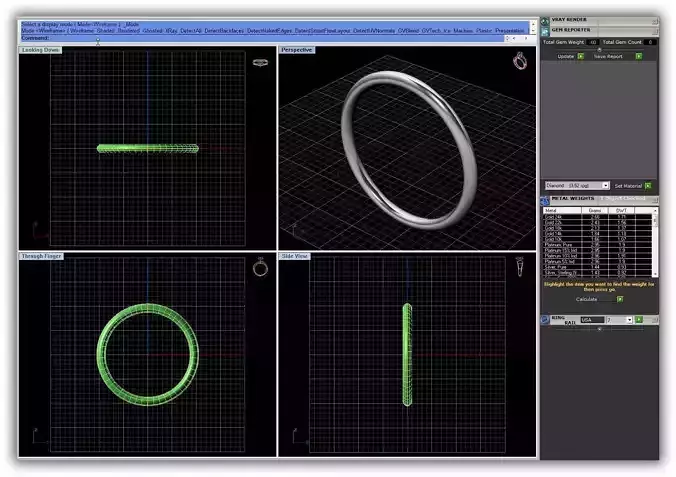 Silver Thin Wedding Ring