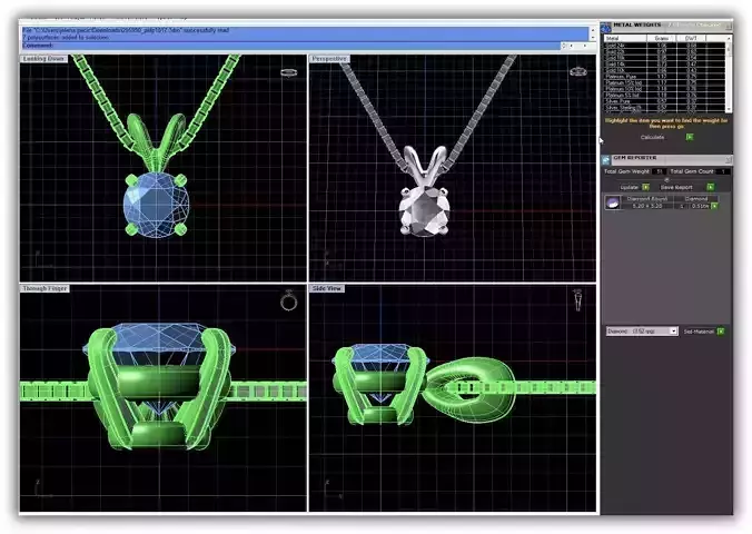 Pendant With Diamonds 7