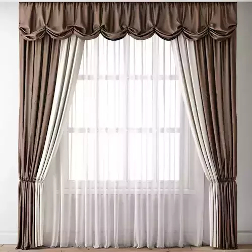 Curtain 100 3D model