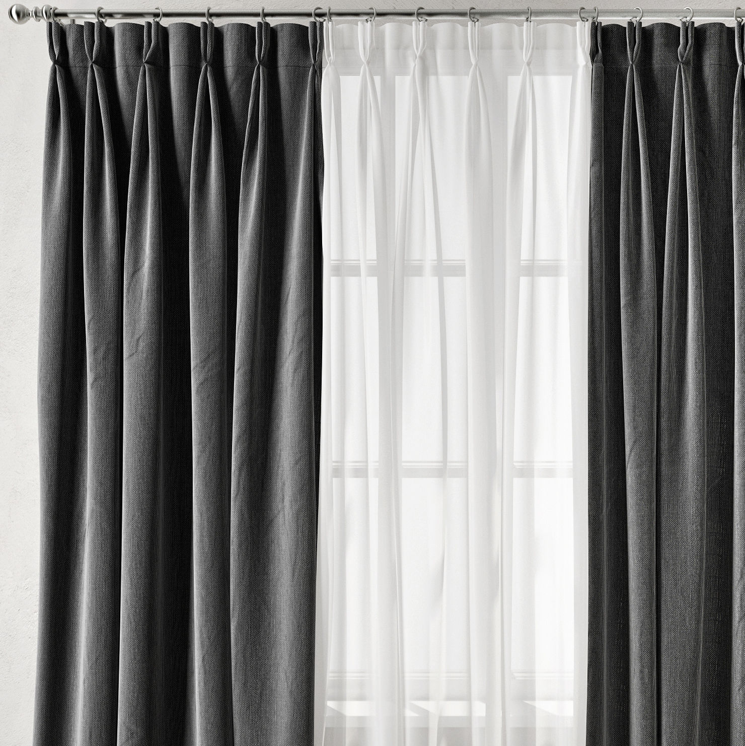 Curtain 102 3D model_1