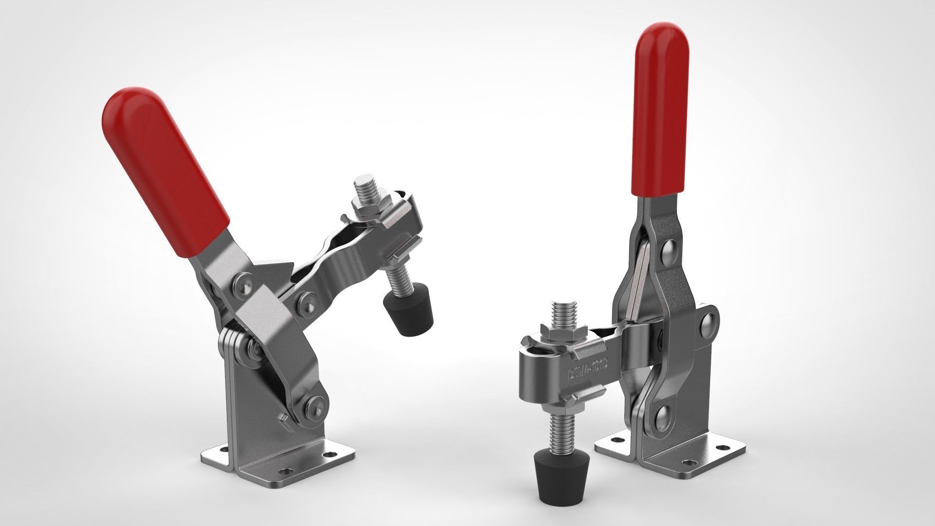 machine clamp 3D print model_1