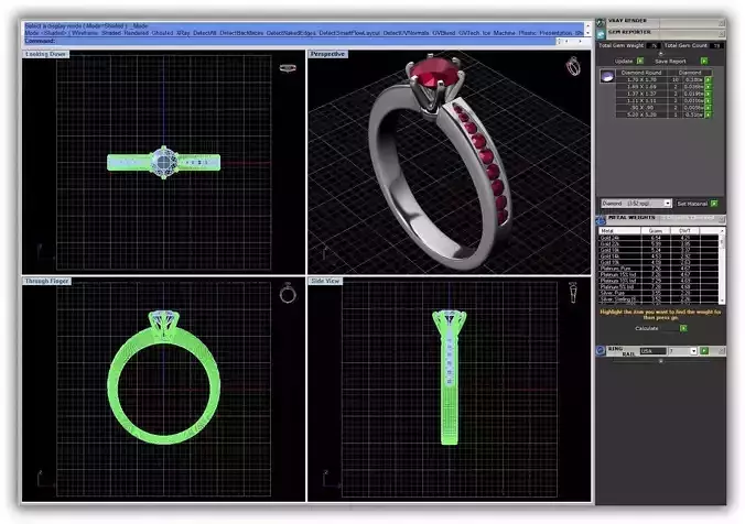 Silver Engagement Ring With Ruby 8