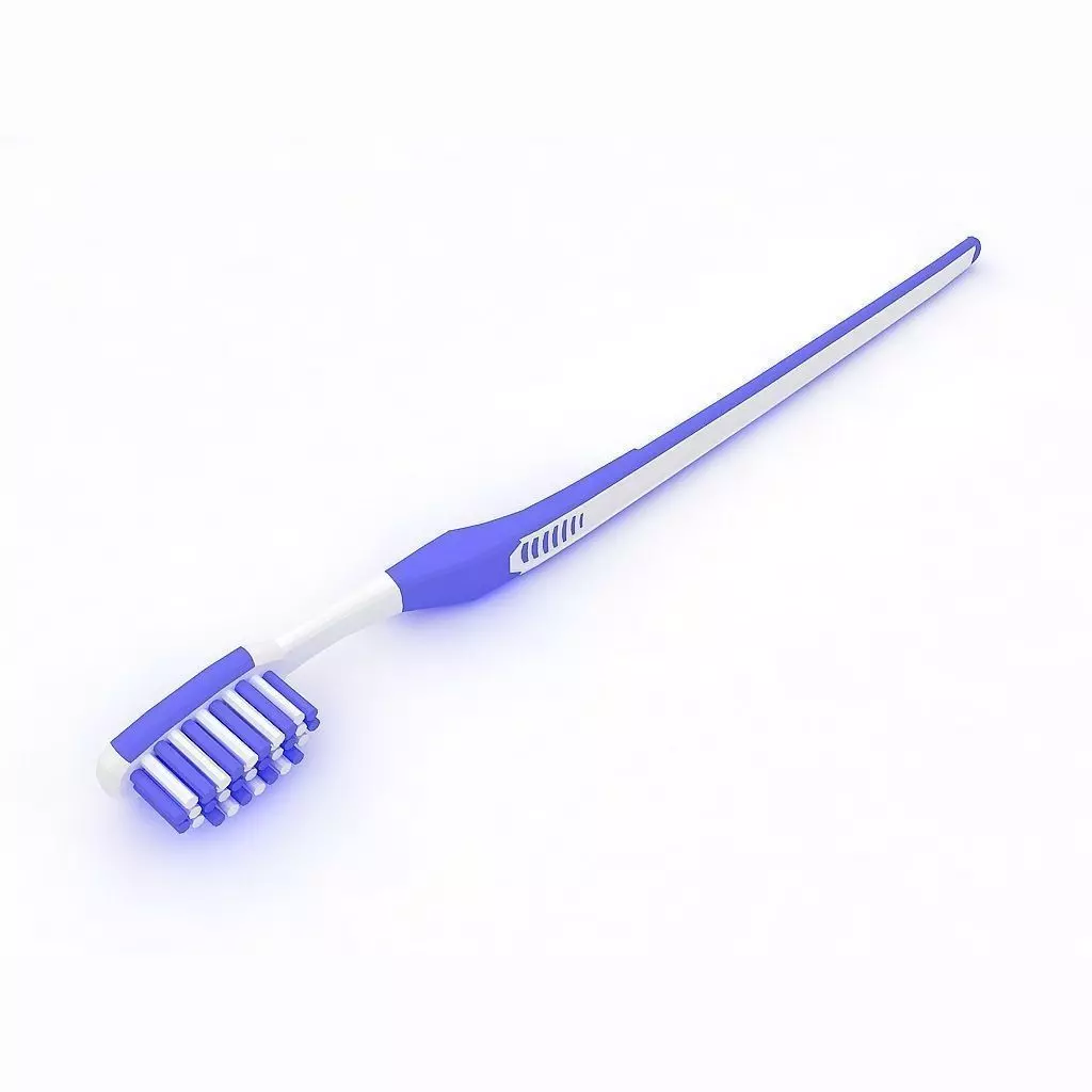 toothbrush Low-poly 3D model_0