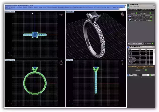 Princess Cut Diamond Engagement Ring 2