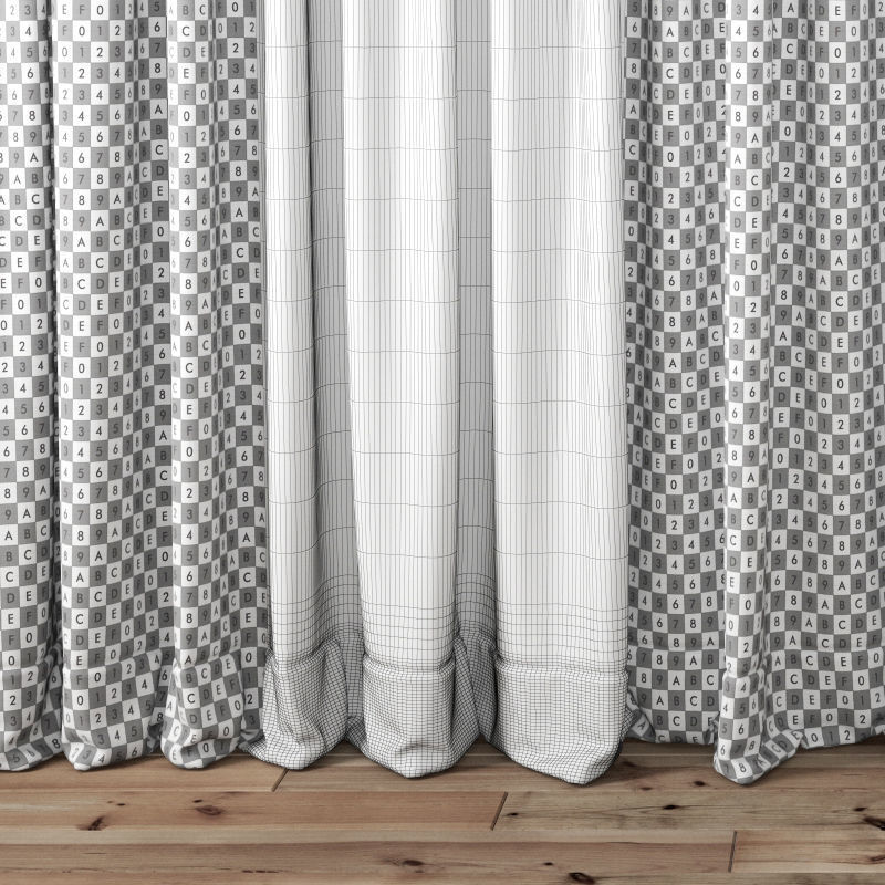 Curtain 103 3D model_2