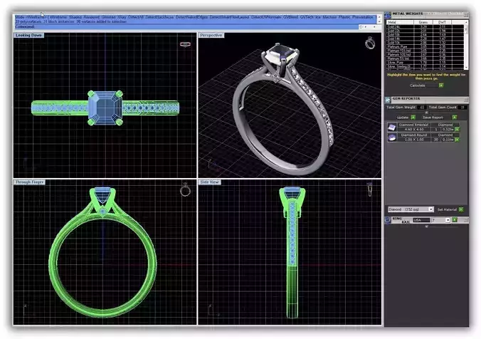 Princess Cut Diamond Engagement Ring 4