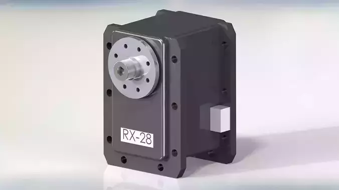 Dynamixel RX28 Free 3D model