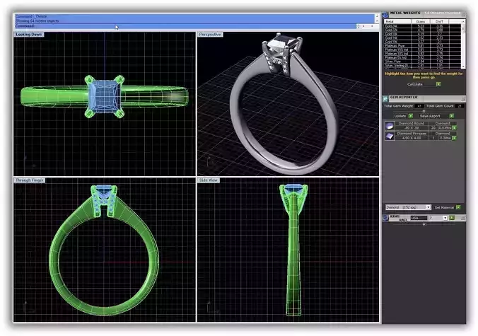 Princess Cut Diamond Engagement Ring 5