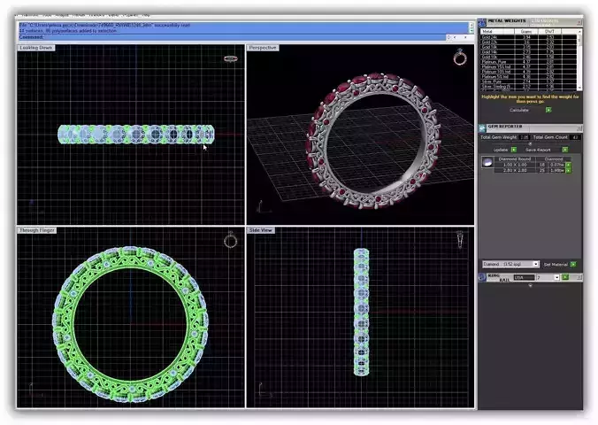 Eternity Ring With Gemstones 7