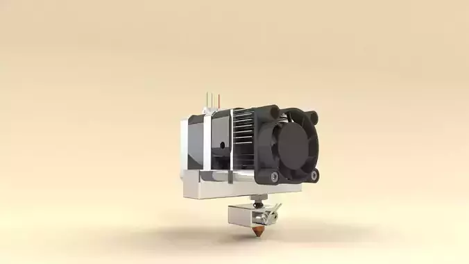 Head extruder Free 3D model