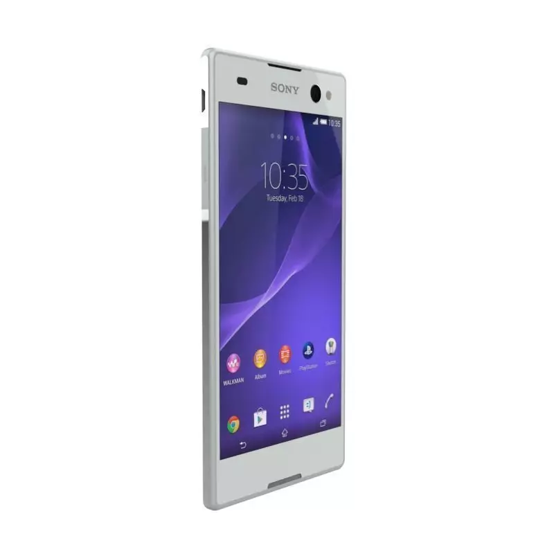 SONY XPERIA C3 GSM PHONE DUAL SIM WHITE 3D model_0