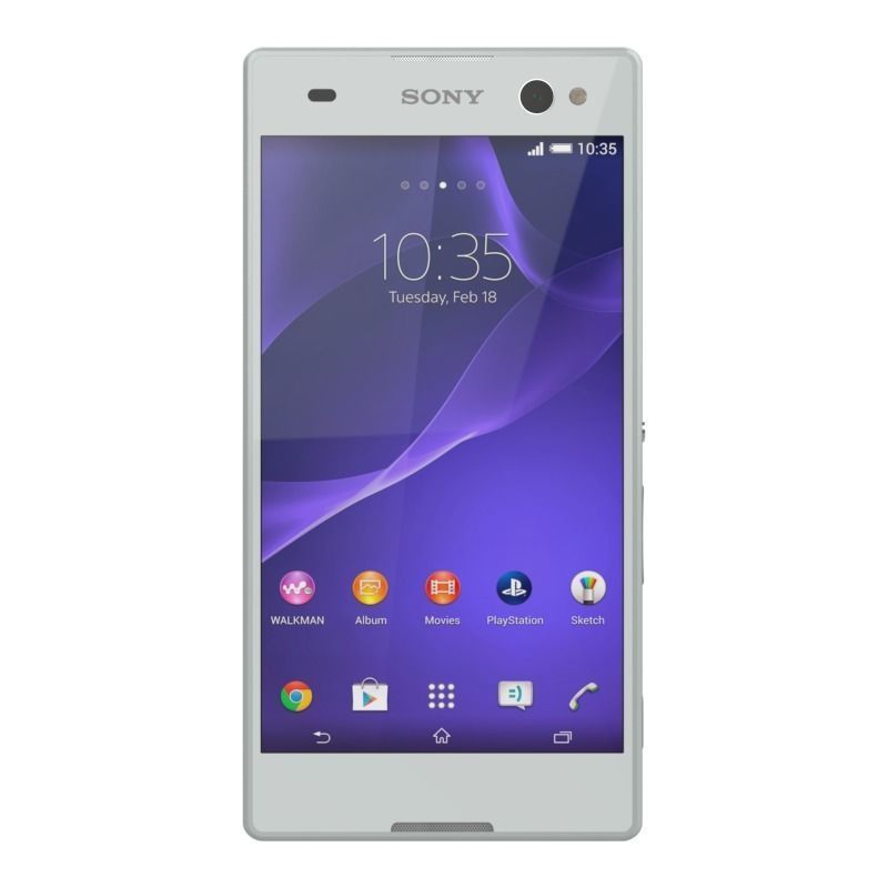 SONY XPERIA C3 GSM PHONE DUAL SIM WHITE 3D model_1