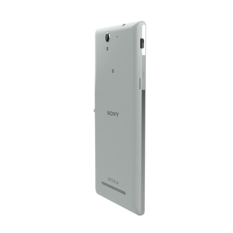 SONY XPERIA C3 GSM PHONE DUAL SIM WHITE 3D model_5