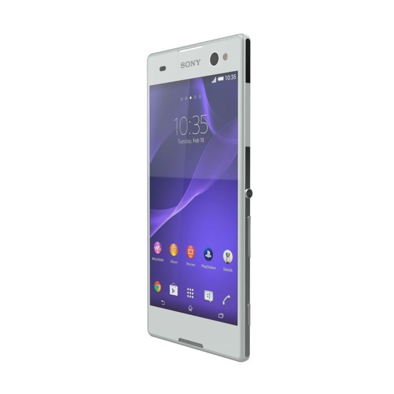 SONY XPERIA C3 GSM PHONE DUAL SIM WHITE 3D model_2