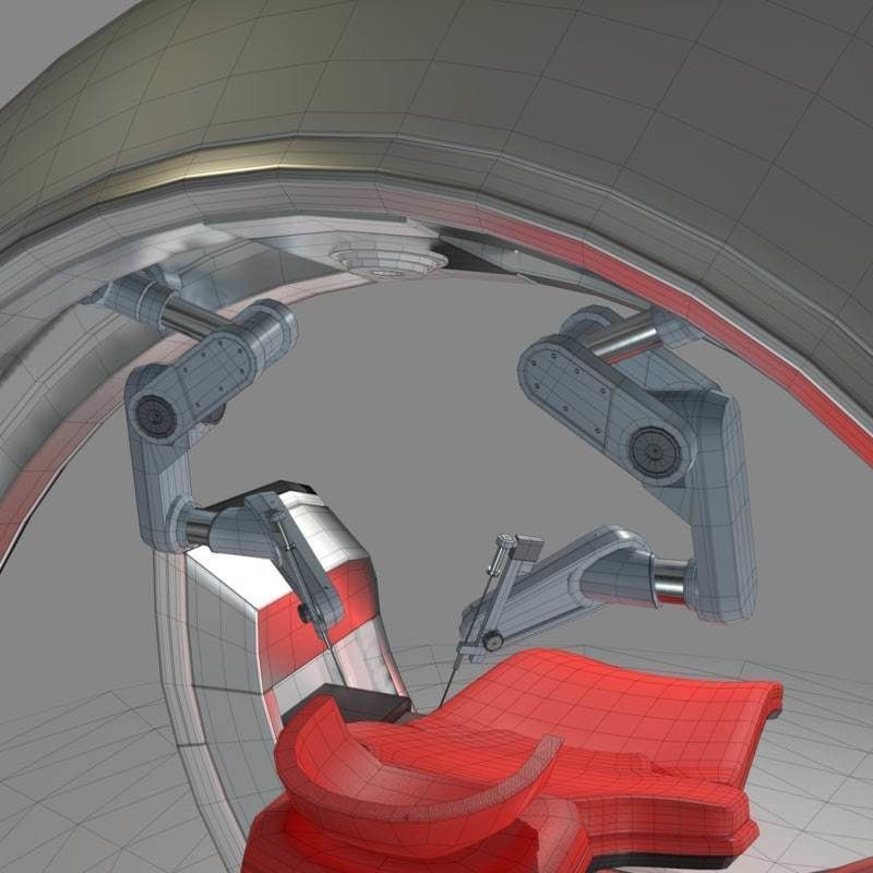 Robotic Surgeon  Low-poly 3D model_10