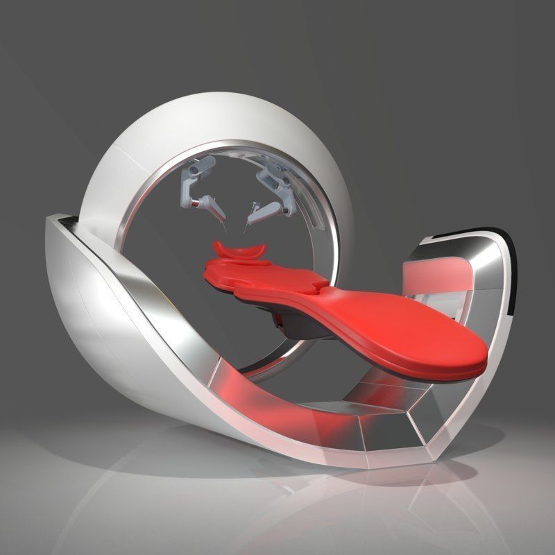 Robotic Surgeon  Low-poly 3D model_1