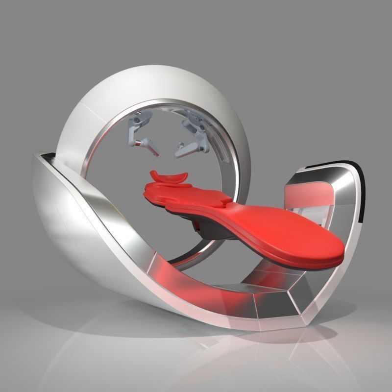 Robotic Surgeon  Low-poly 3D model_16