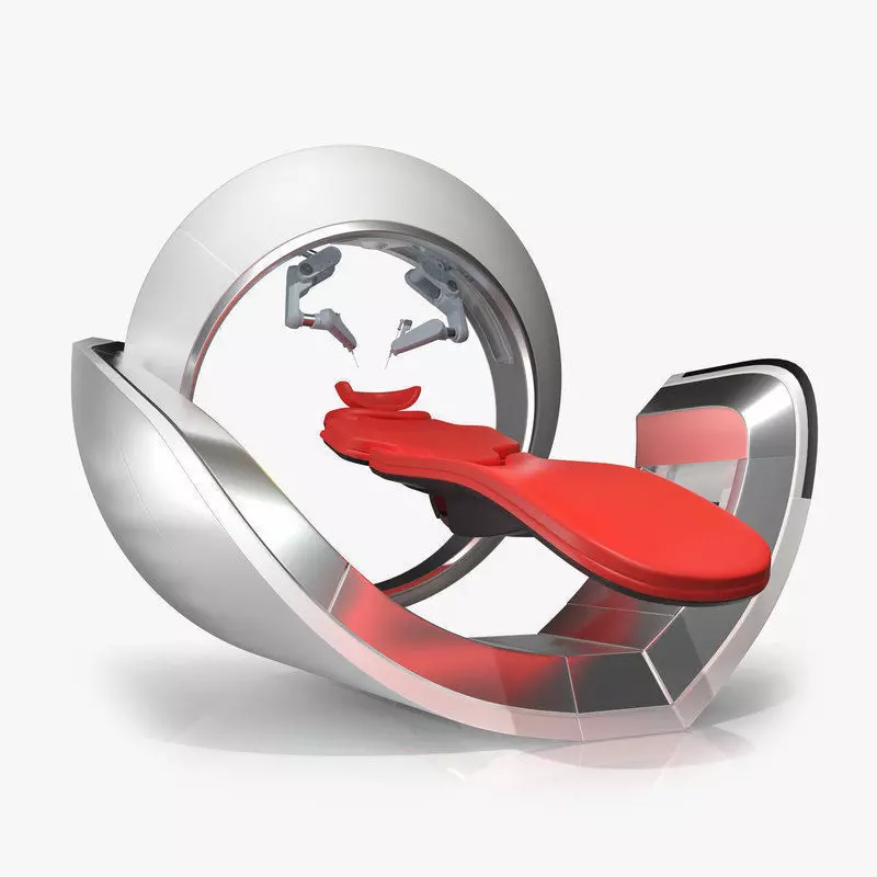 Robotic Surgeon  Low-poly 3D model_0