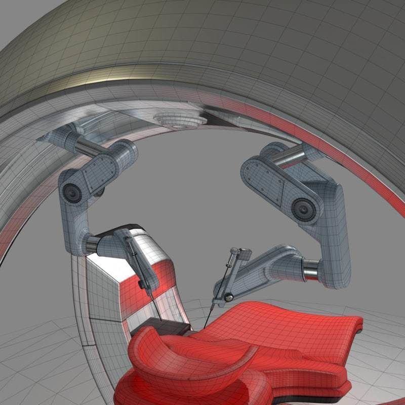 Robotic Surgeon  Low-poly 3D model_11