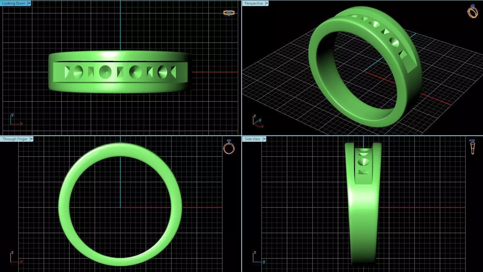 Wedding Ring 1 3D print model_0