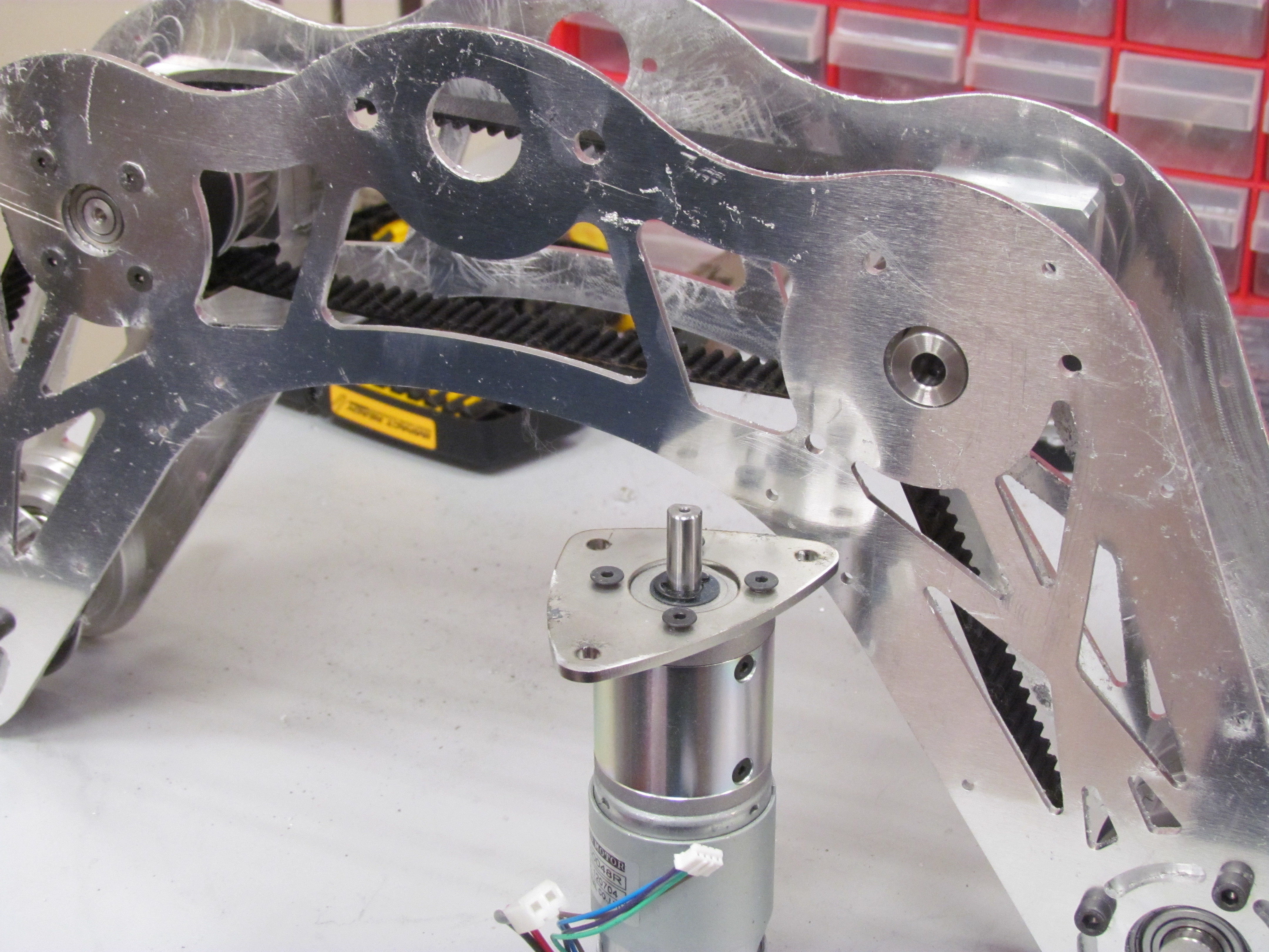 Robot 4 Wheels Drive 3D model_26