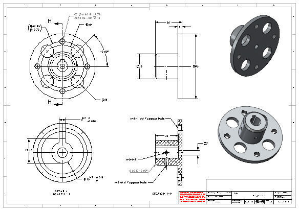 Robot 4 Wheels Drive 3D model_21