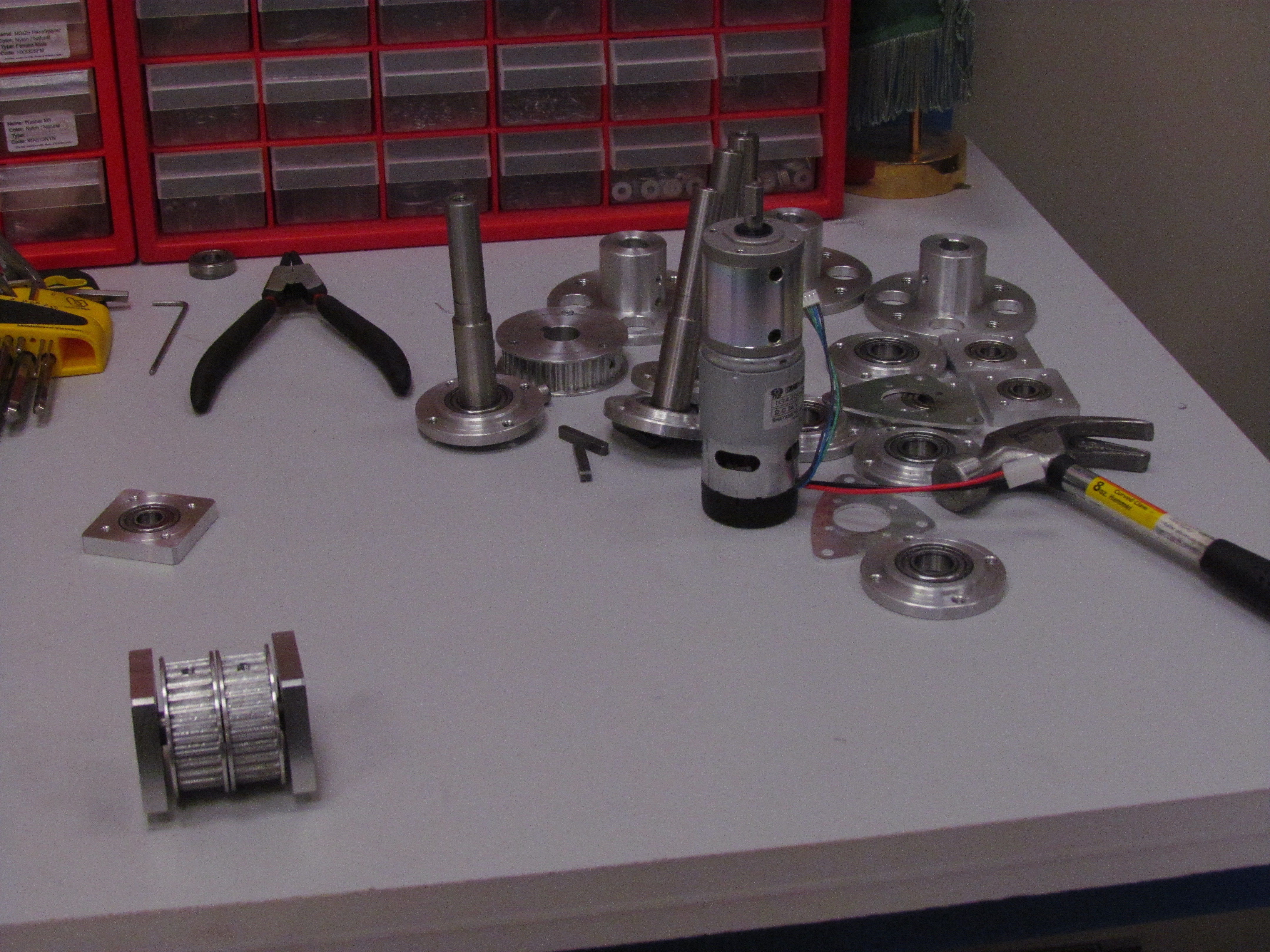 Robot 4 Wheels Drive 3D model_27