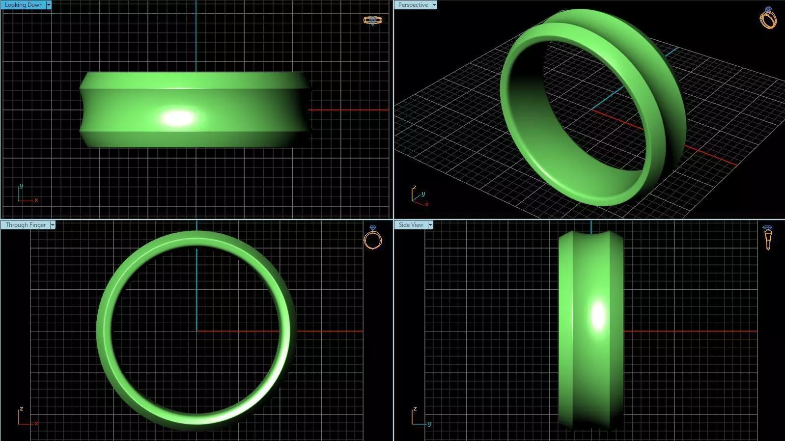 Wedding Band 3D print model_0