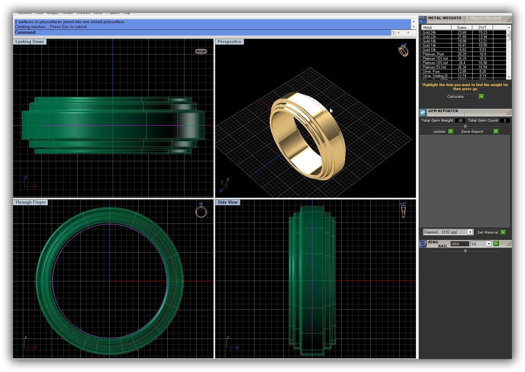 Wedding Band 1 3D print model_2